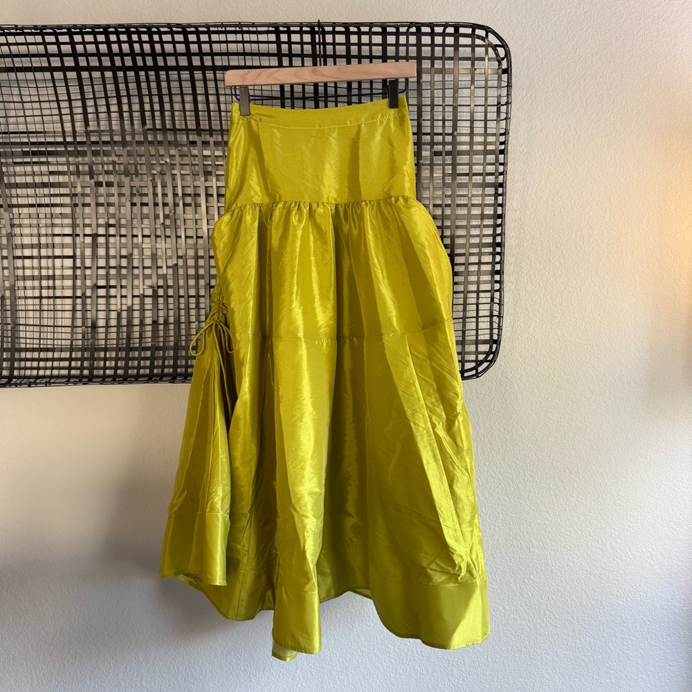 Free people Emery drop waist taffeta skirt - Picture 3 of 10